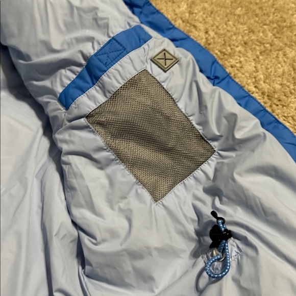 Land's End Quilted Blue Puffer Jacket Girls Size 14 Size Large - Picture 7 of 8